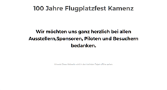 Desktop Screenshot of flugplatzfest-kamenz.de